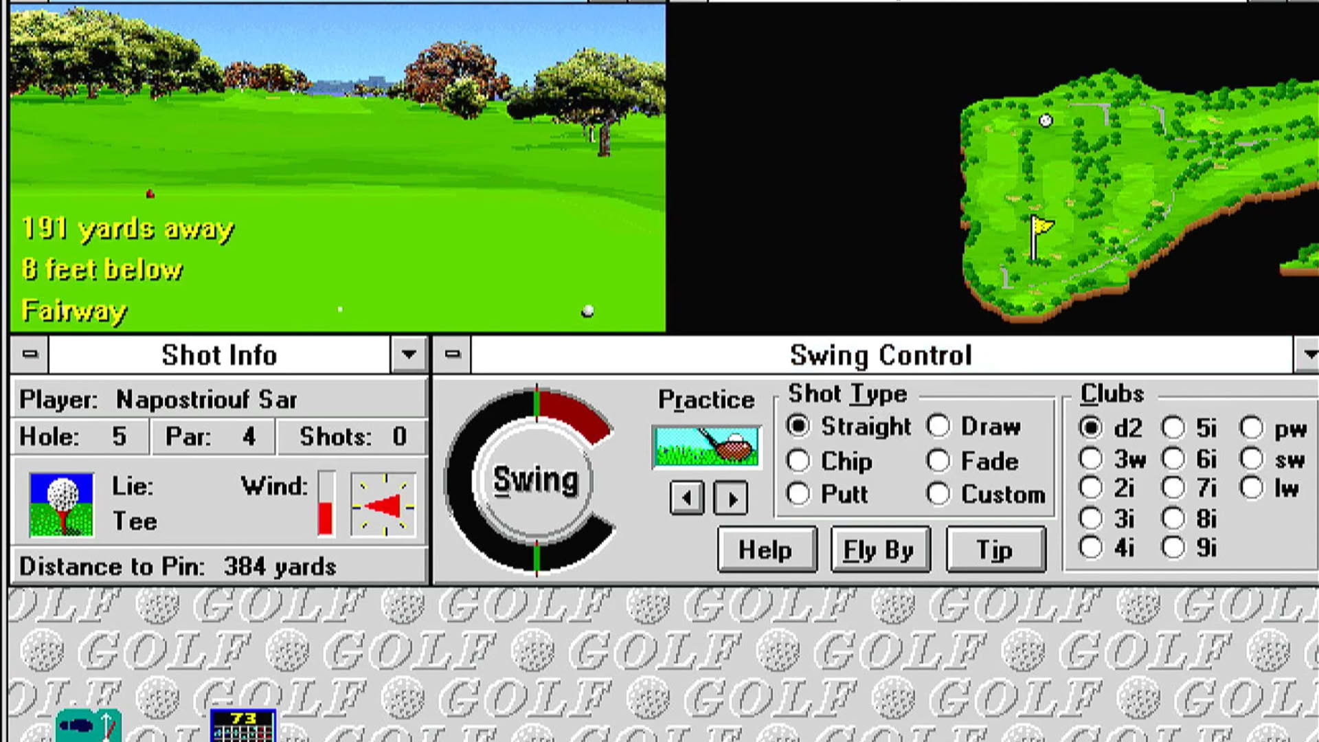 Screenshot for Microsoft Golf