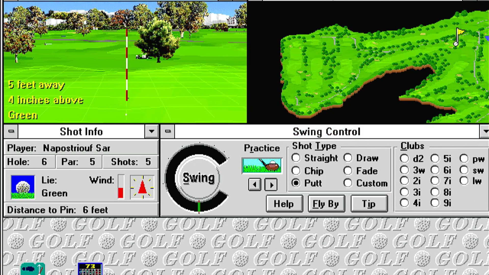 Screenshot for Microsoft Golf
