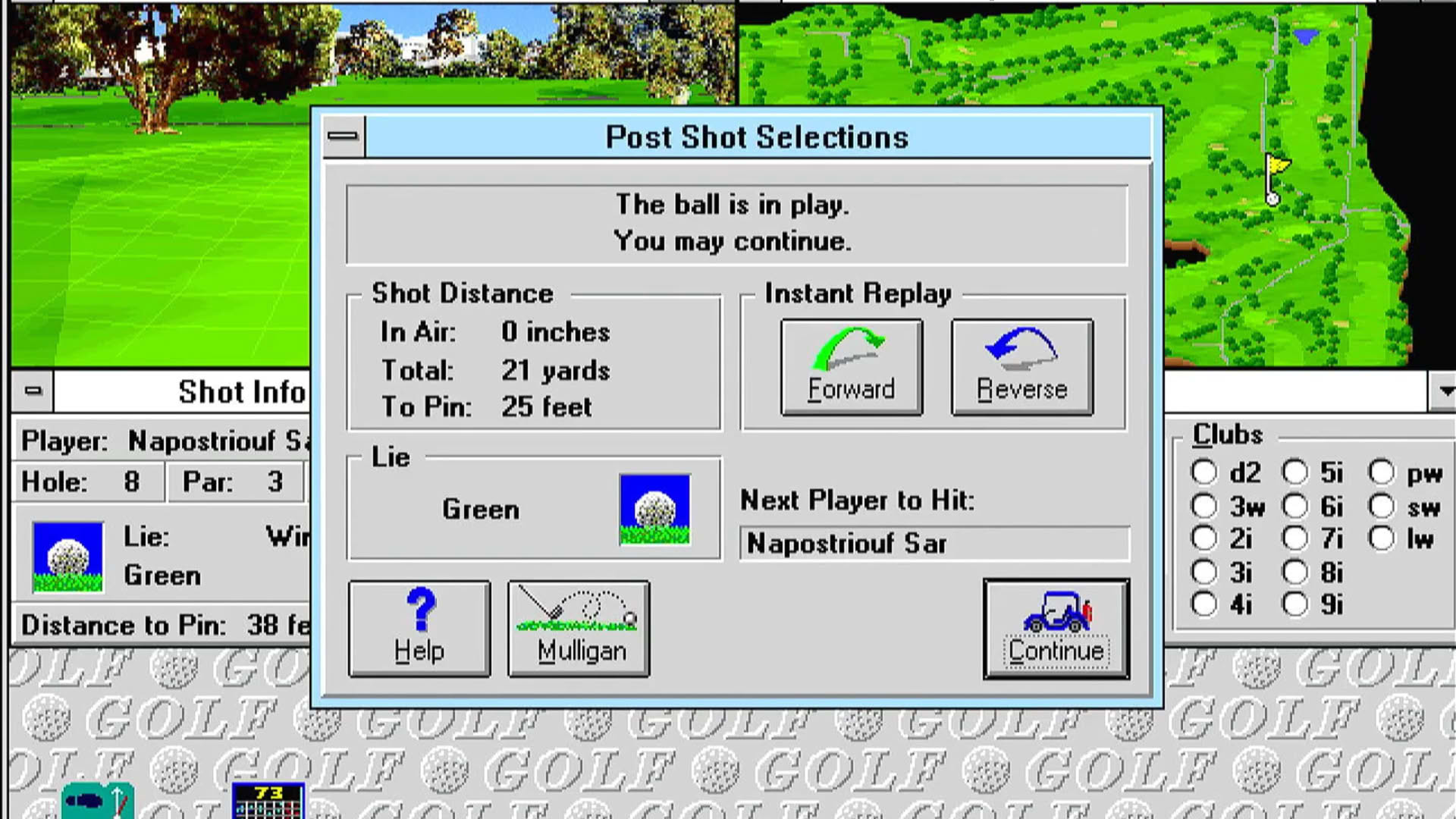 Screenshot for Microsoft Golf