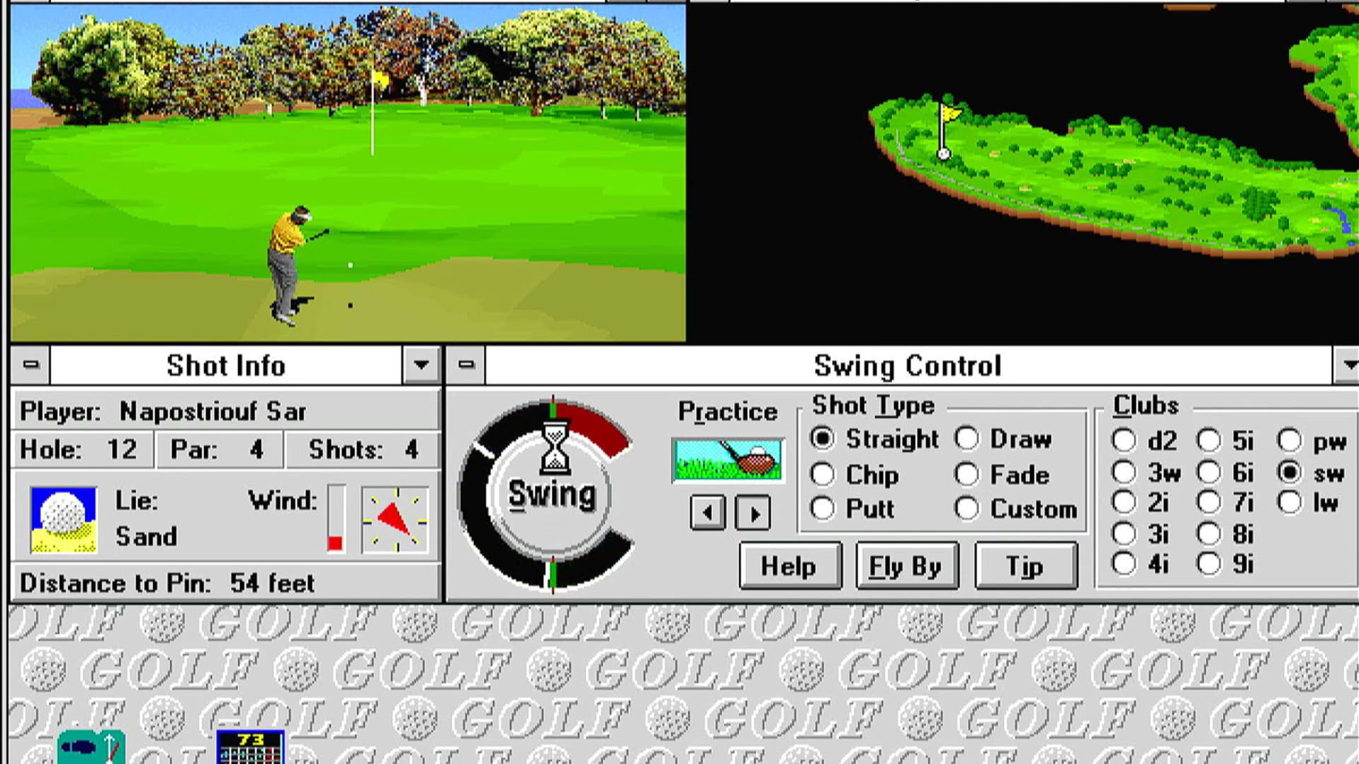 Screenshot for Microsoft Golf