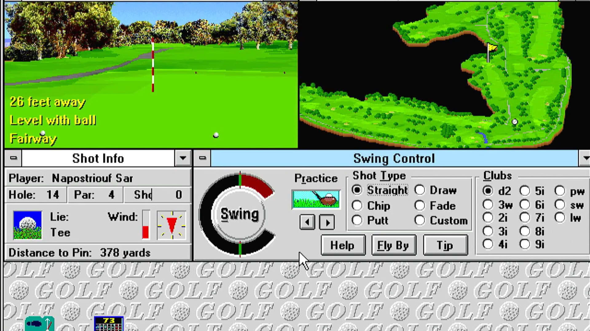 Screenshot for Microsoft Golf