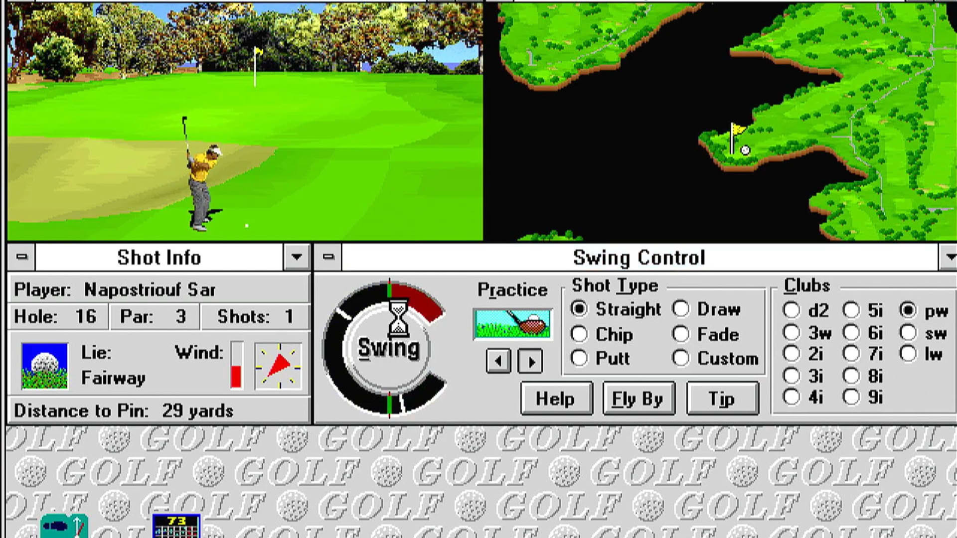 Screenshot for Microsoft Golf
