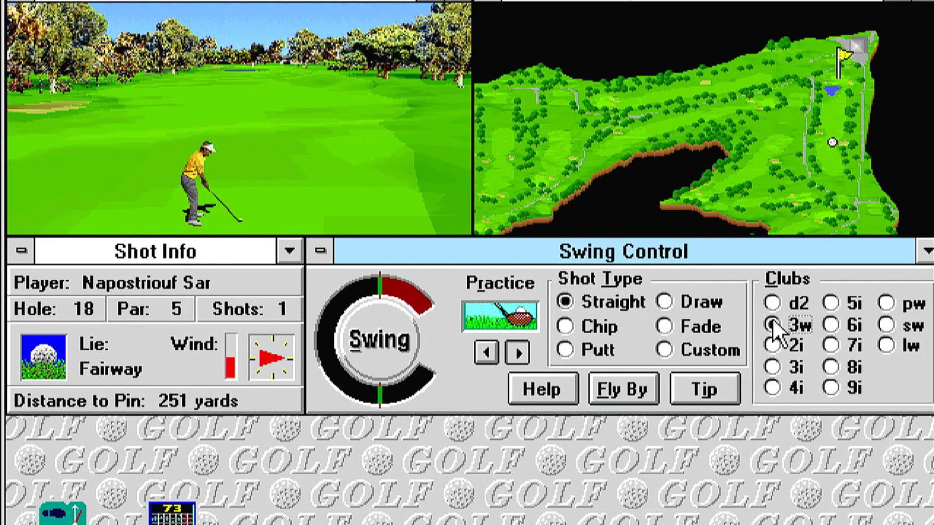 Screenshot for Microsoft Golf