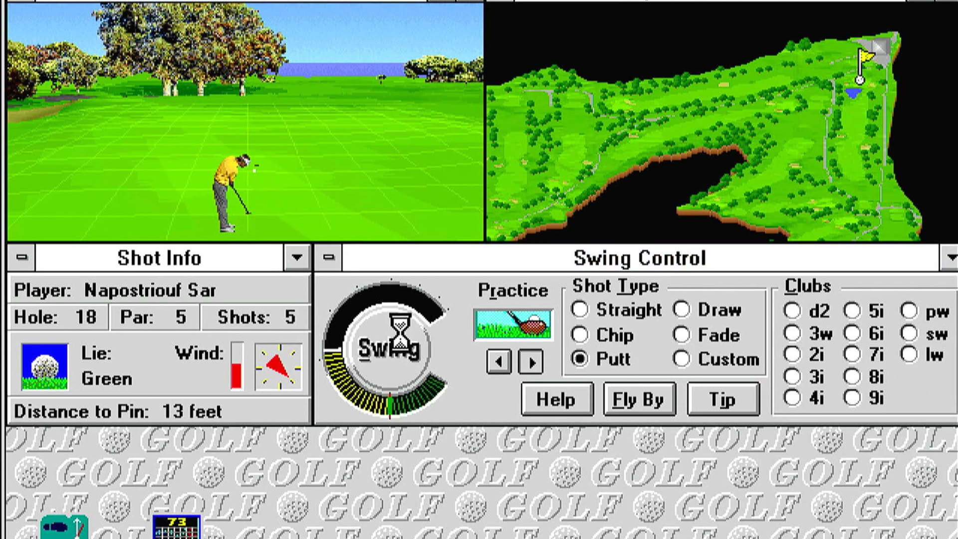 Screenshot for Microsoft Golf
