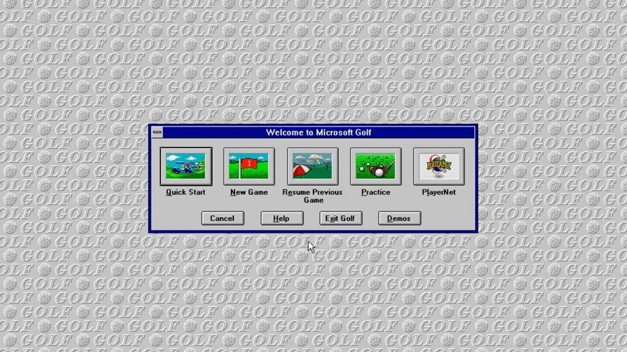 Screenshot for Microsoft Golf 2.0