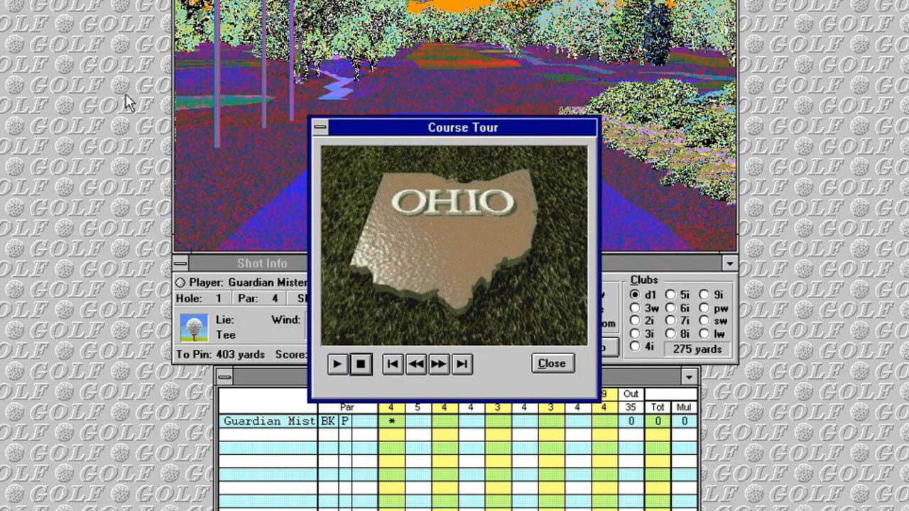 Screenshot for Microsoft Golf 2.0