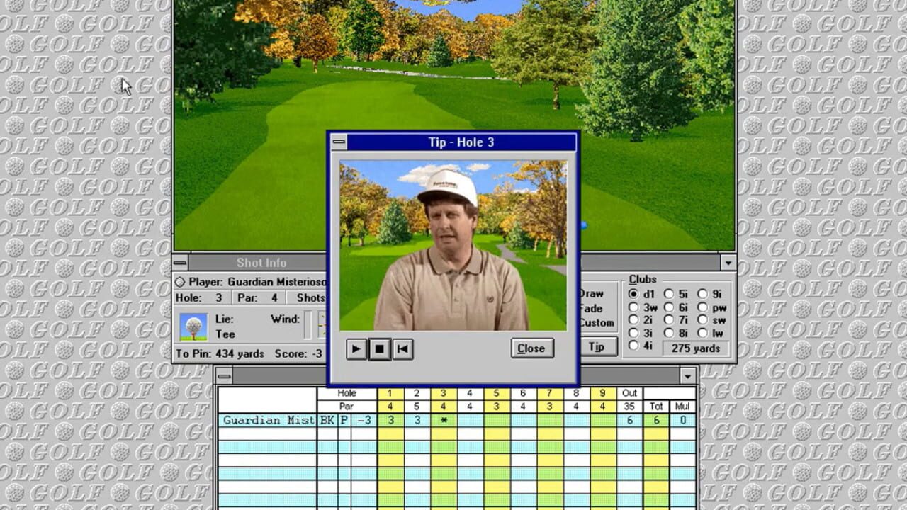 Screenshot for Microsoft Golf 2.0