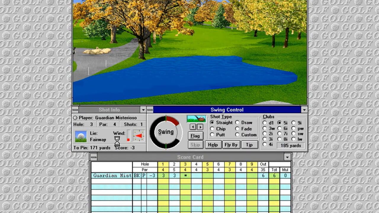 Screenshot for Microsoft Golf 2.0