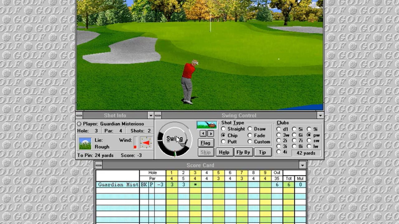 Screenshot for Microsoft Golf 2.0