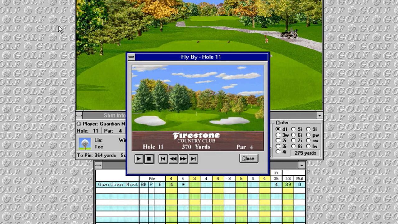Screenshot for Microsoft Golf 2.0