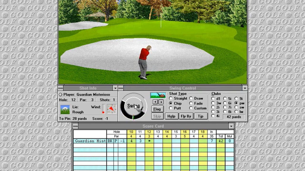 Screenshot for Microsoft Golf 2.0