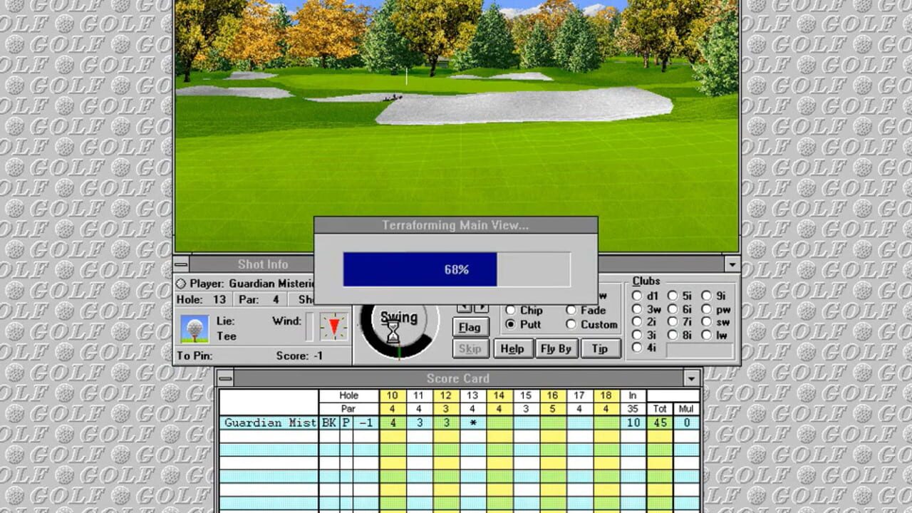Screenshot for Microsoft Golf 2.0