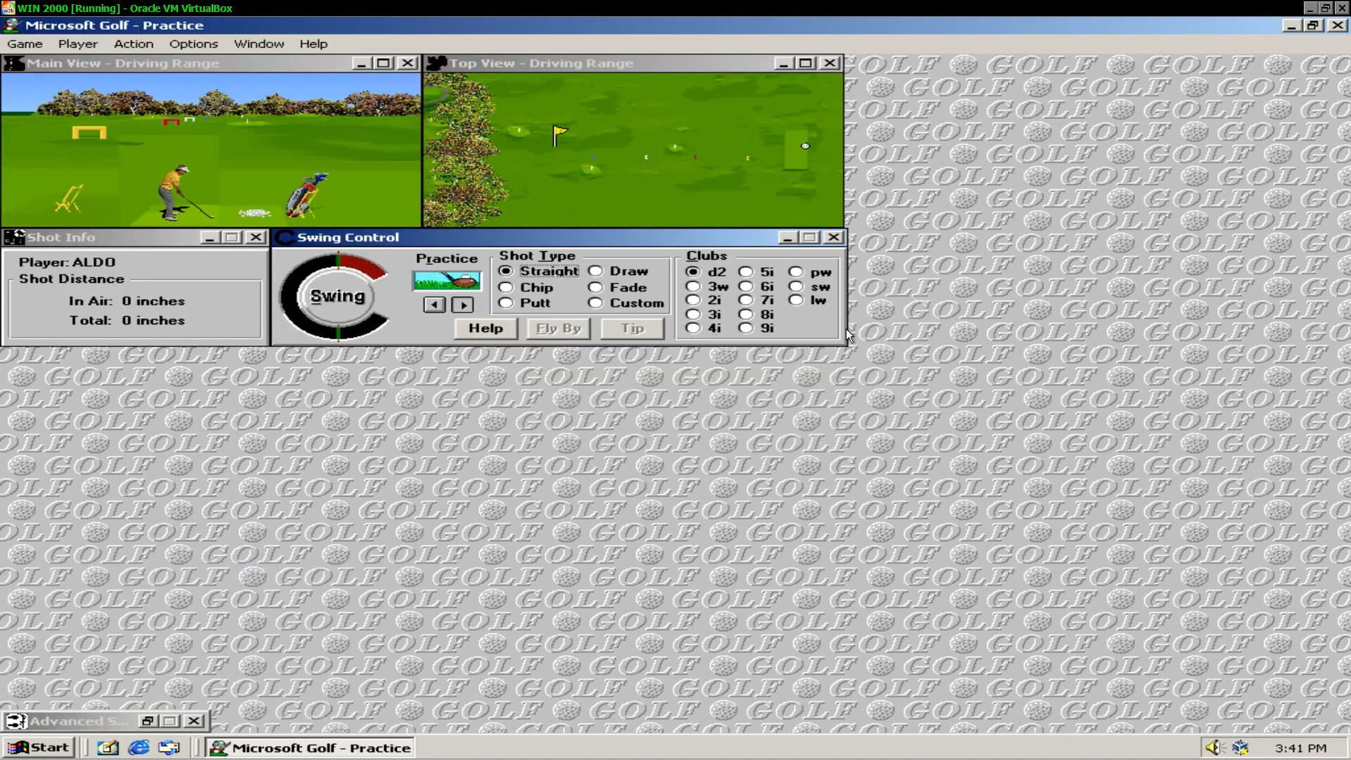 Screenshot for Microsoft Golf: Multimedia Edition