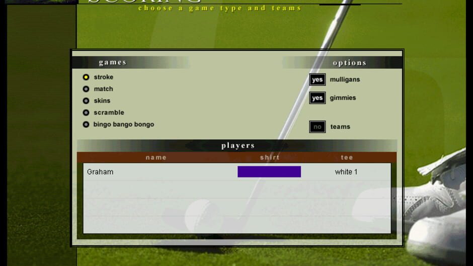Screenshot for Microsoft Golf 1998 Edition