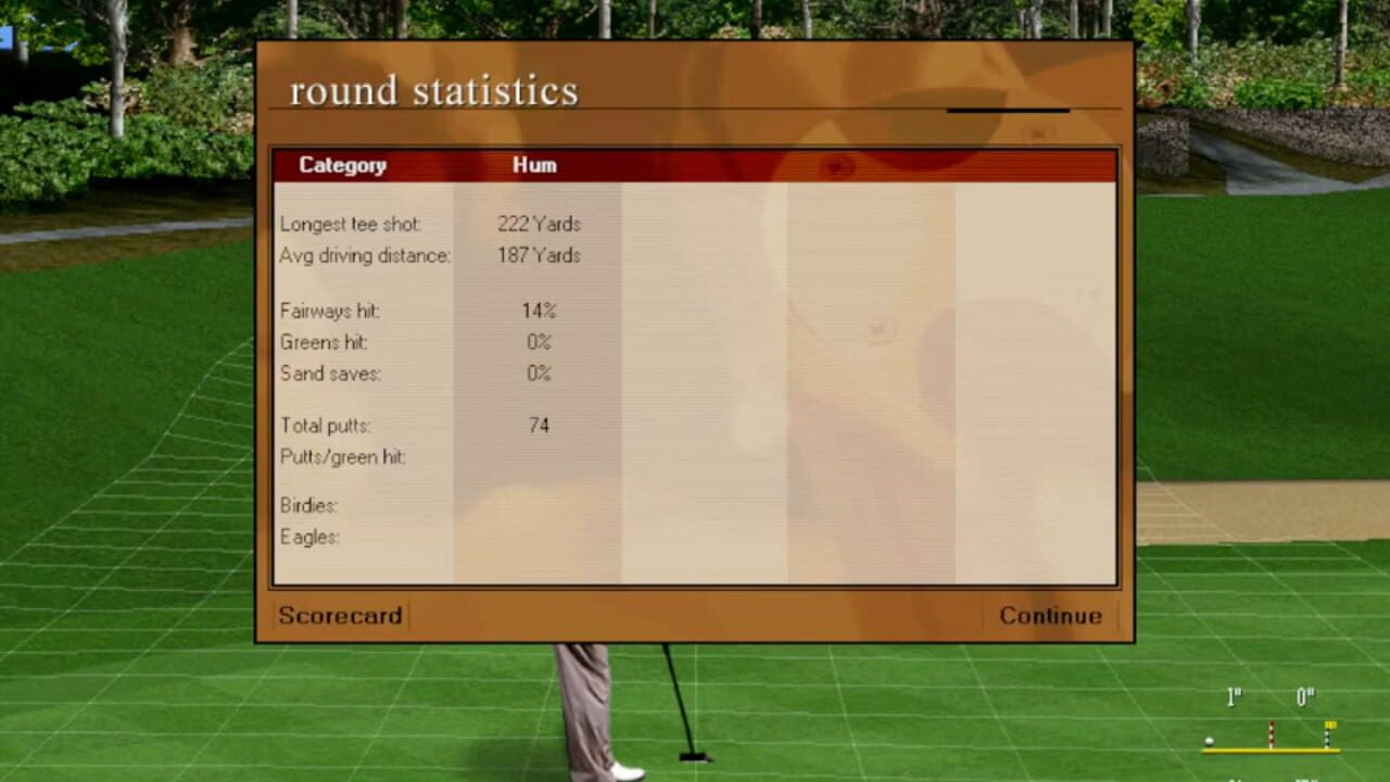 Screenshot for Microsoft Golf 1999 Edition