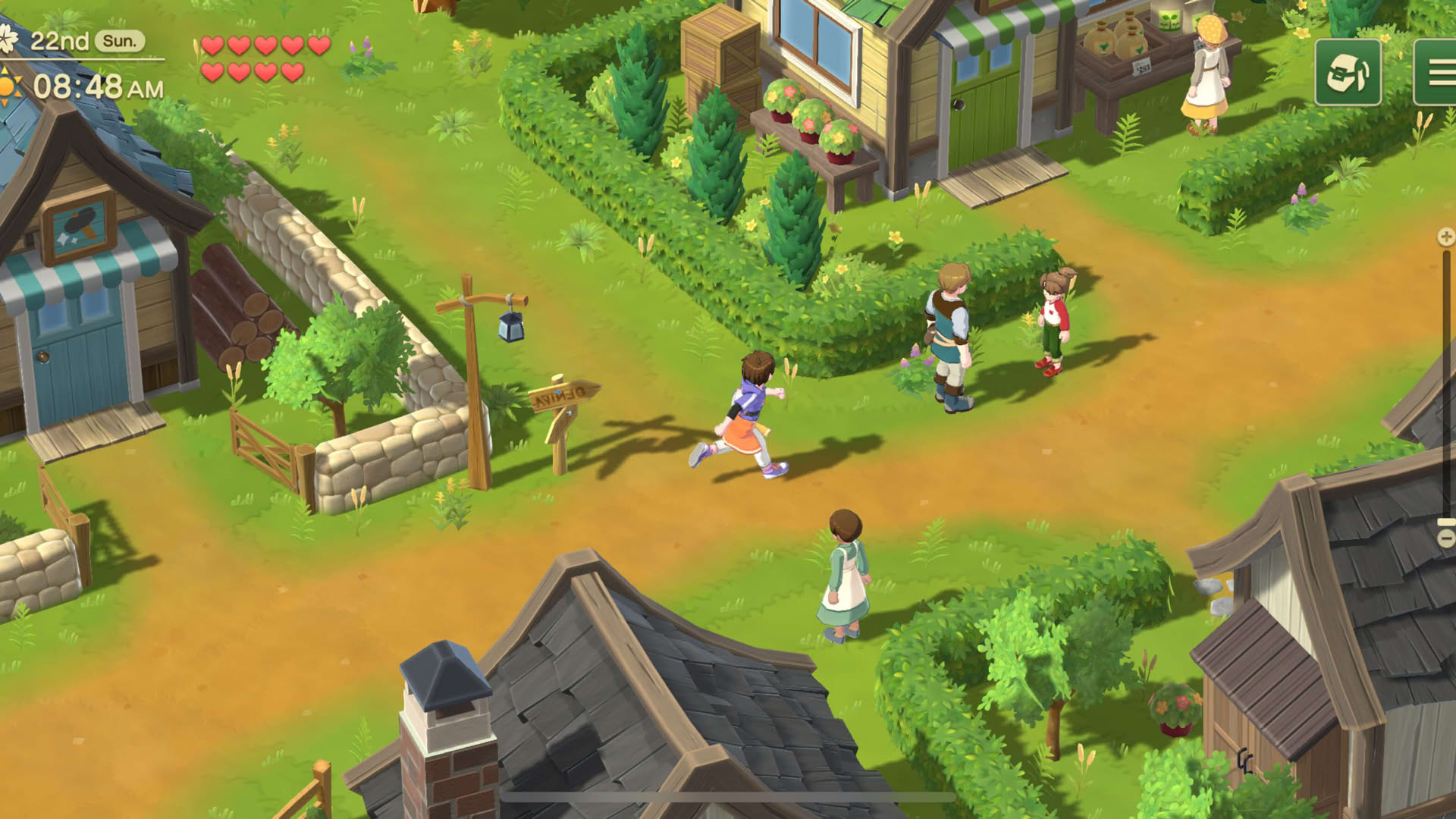 Screenshot for Harvest Moon: Home Sweet Home