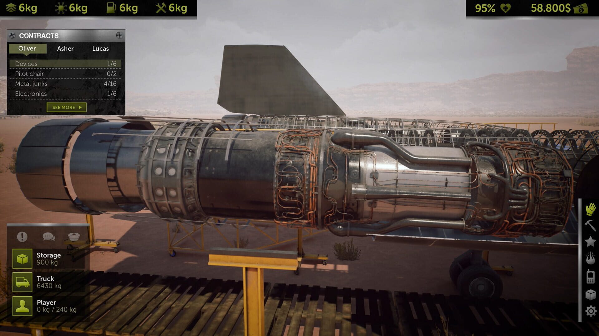 Screenshot for Plane Graveyard Simulator