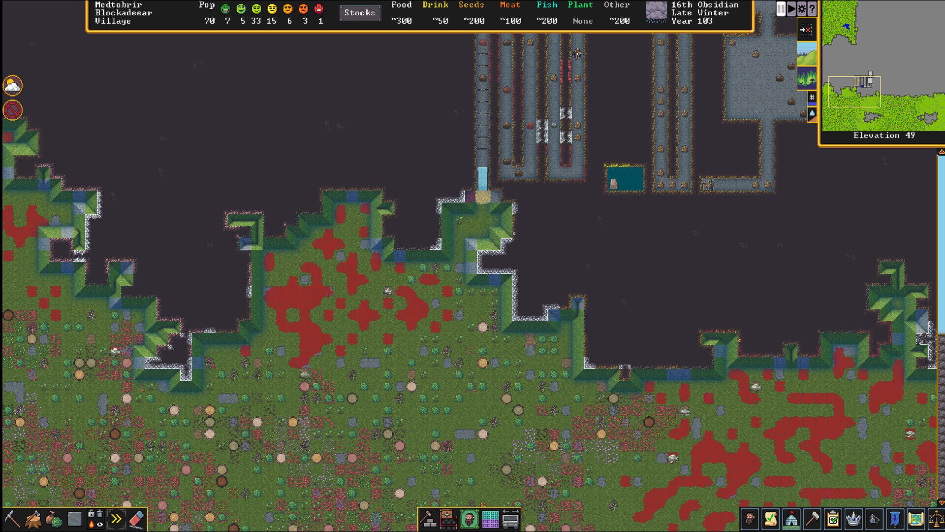 Screenshot for Dwarf Fortress