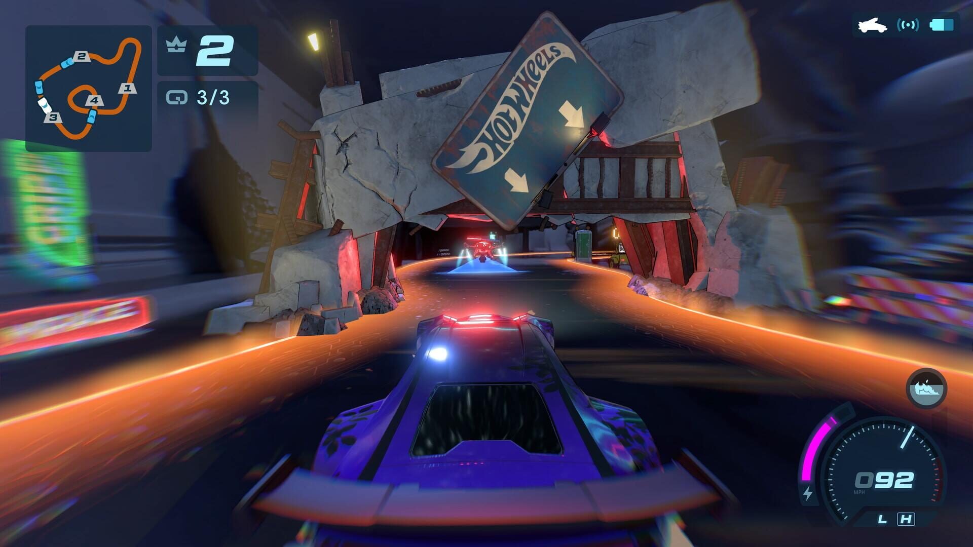 Screenshot for Hot Wheels: Rift Rally
