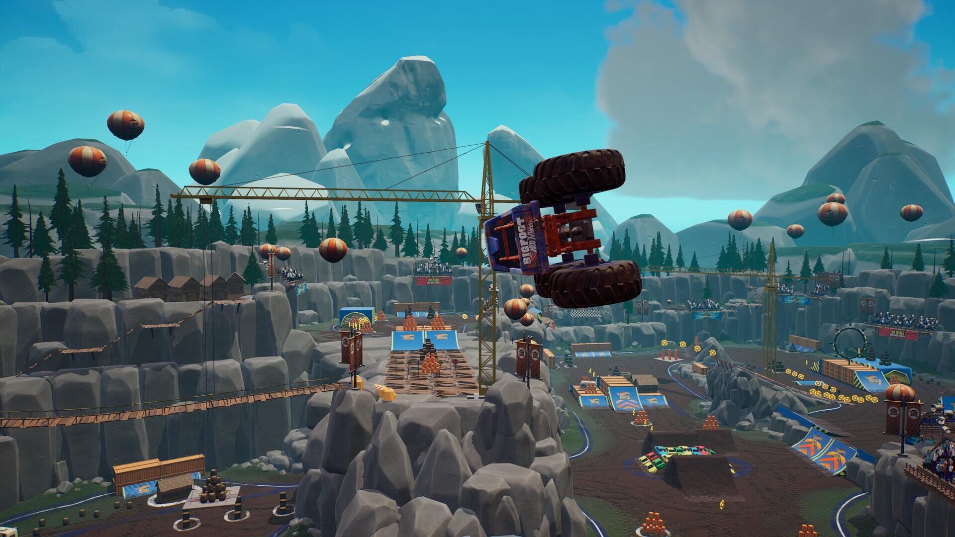 Screenshot for Hot Wheels Monster Trucks: Stunt Mayhem