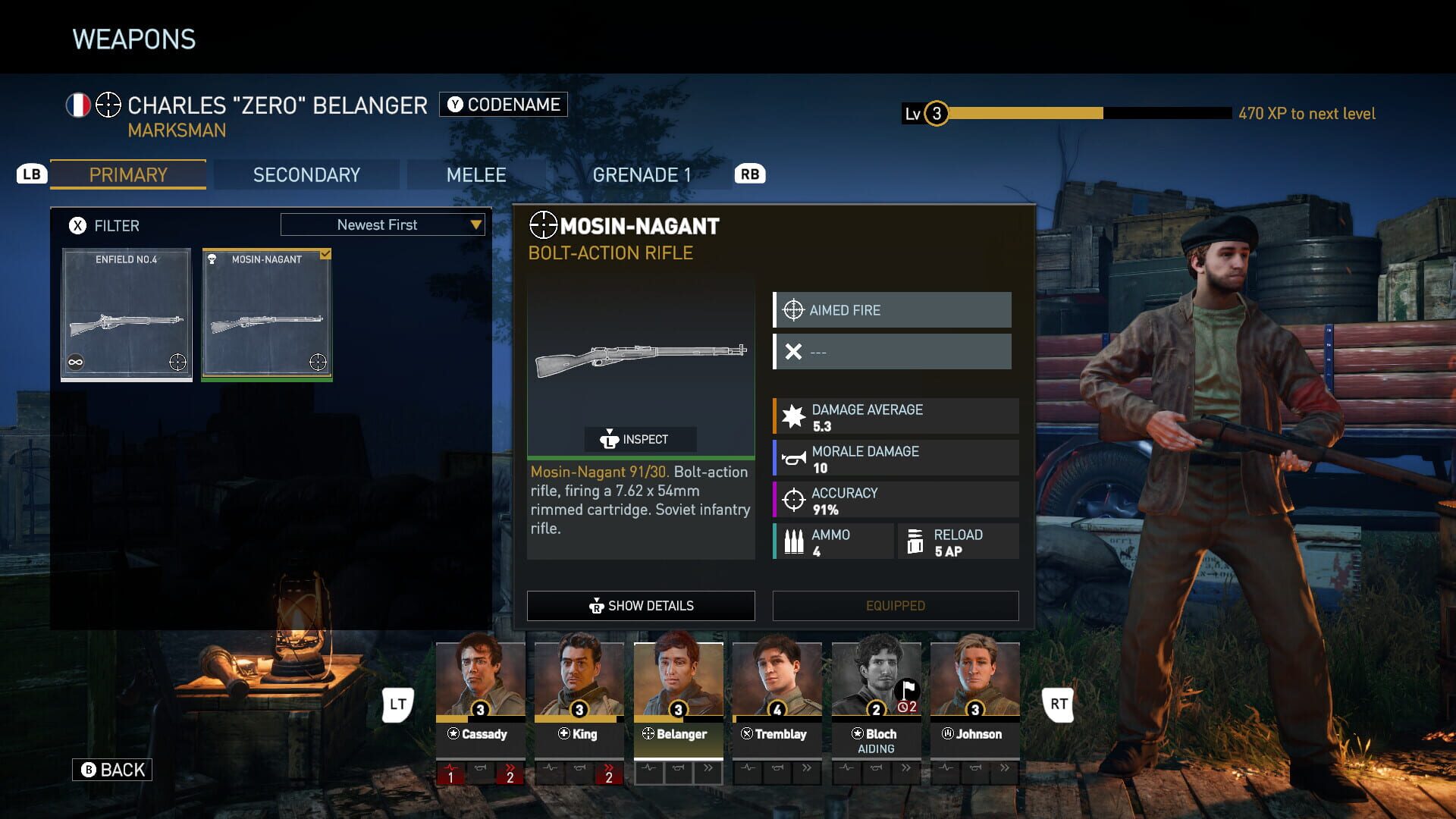 Screenshot for Classified: France '44 - Talon