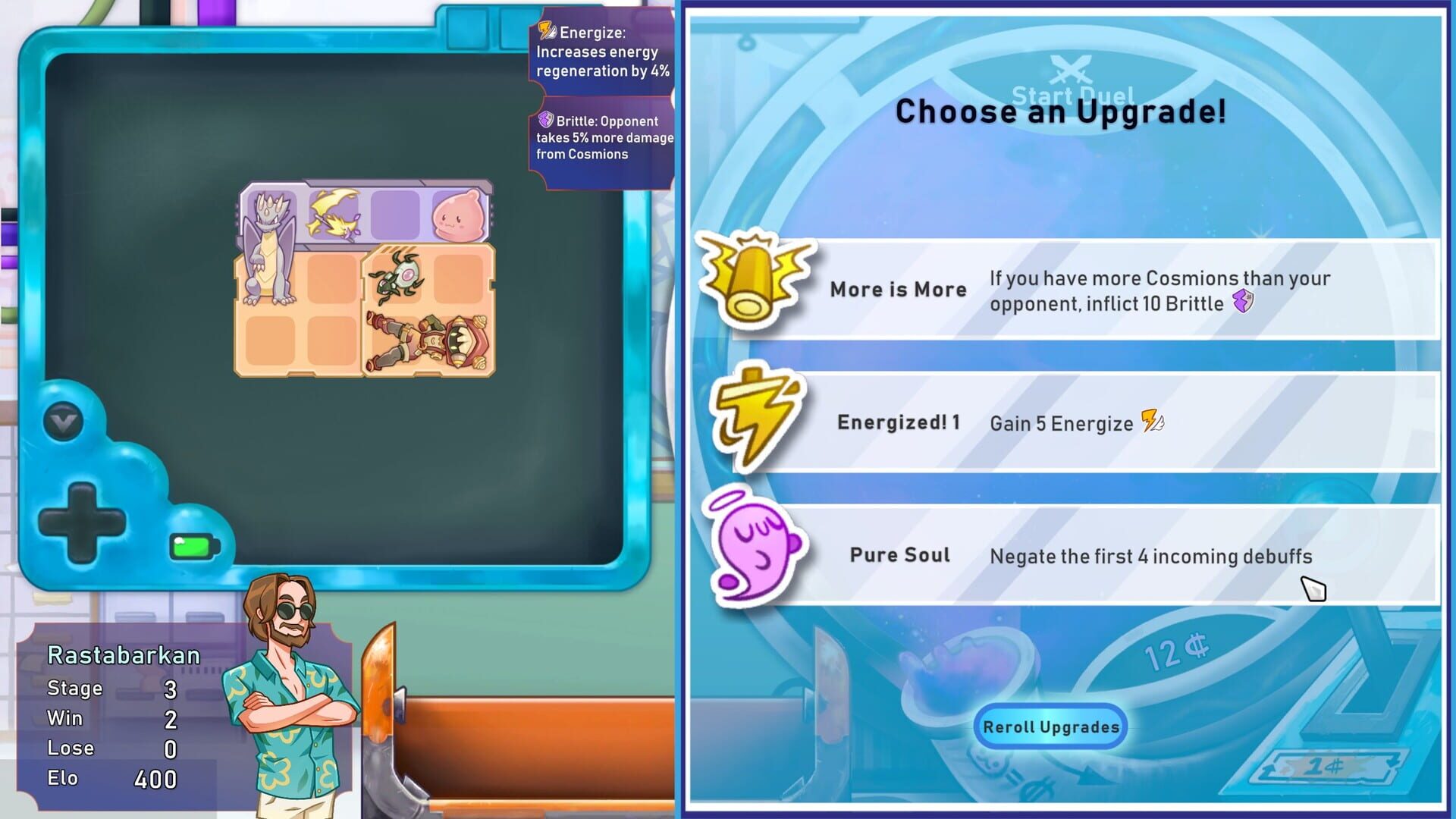 Screenshot for NeoDuel: Backpack Monsters