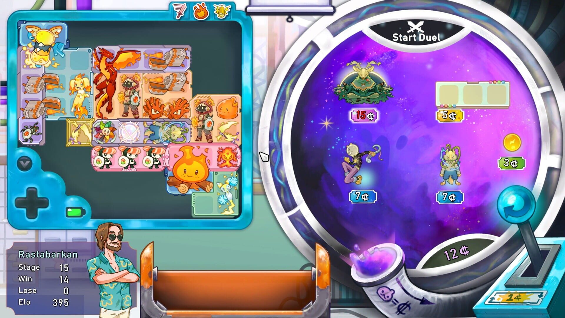 Screenshot for NeoDuel: Backpack Monsters