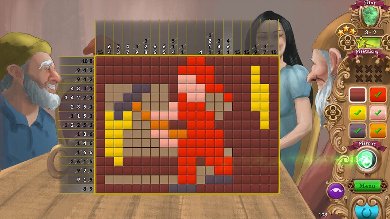 Screenshot for Fables Mosaic: Snow White and the Seven Dwarfs
