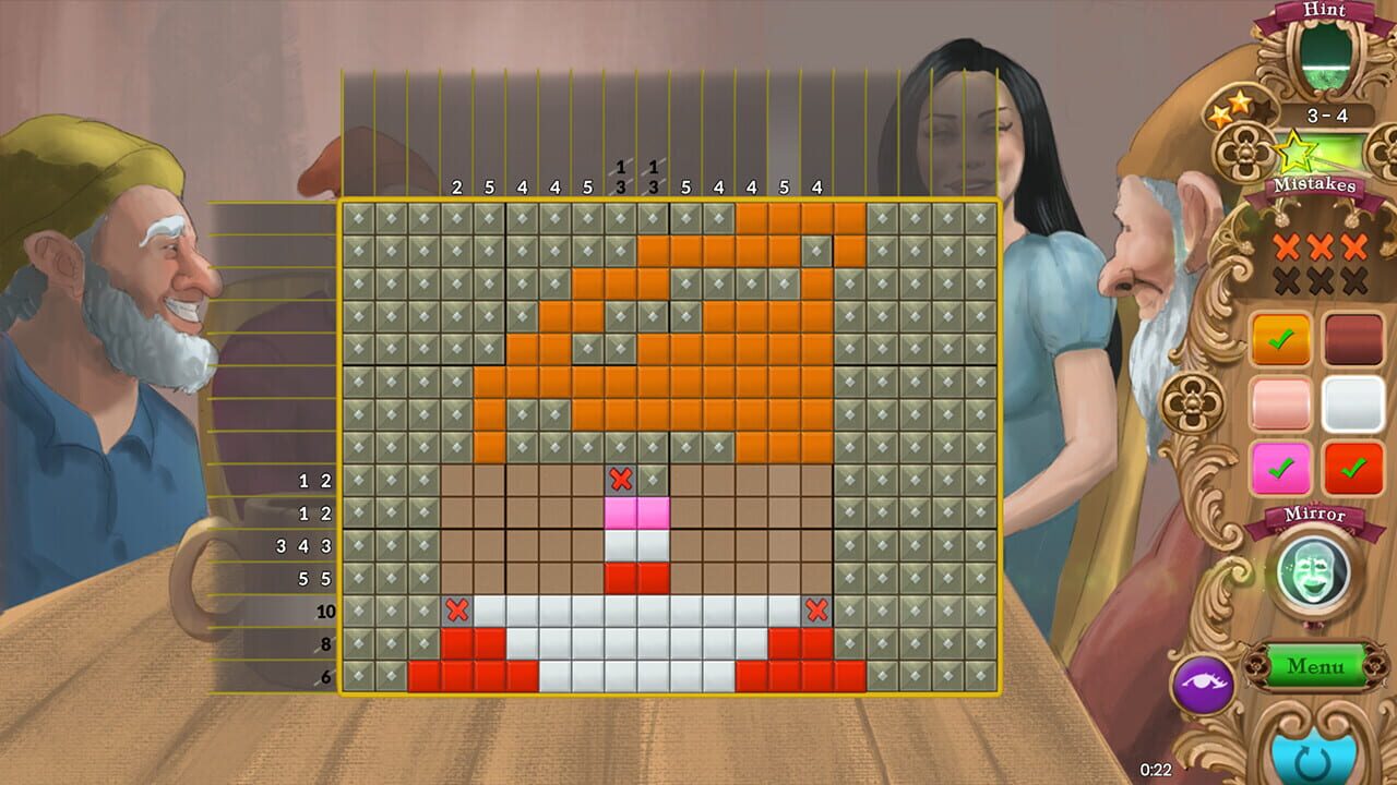 Screenshot for Fables Mosaic: Snow White and the Seven Dwarfs
