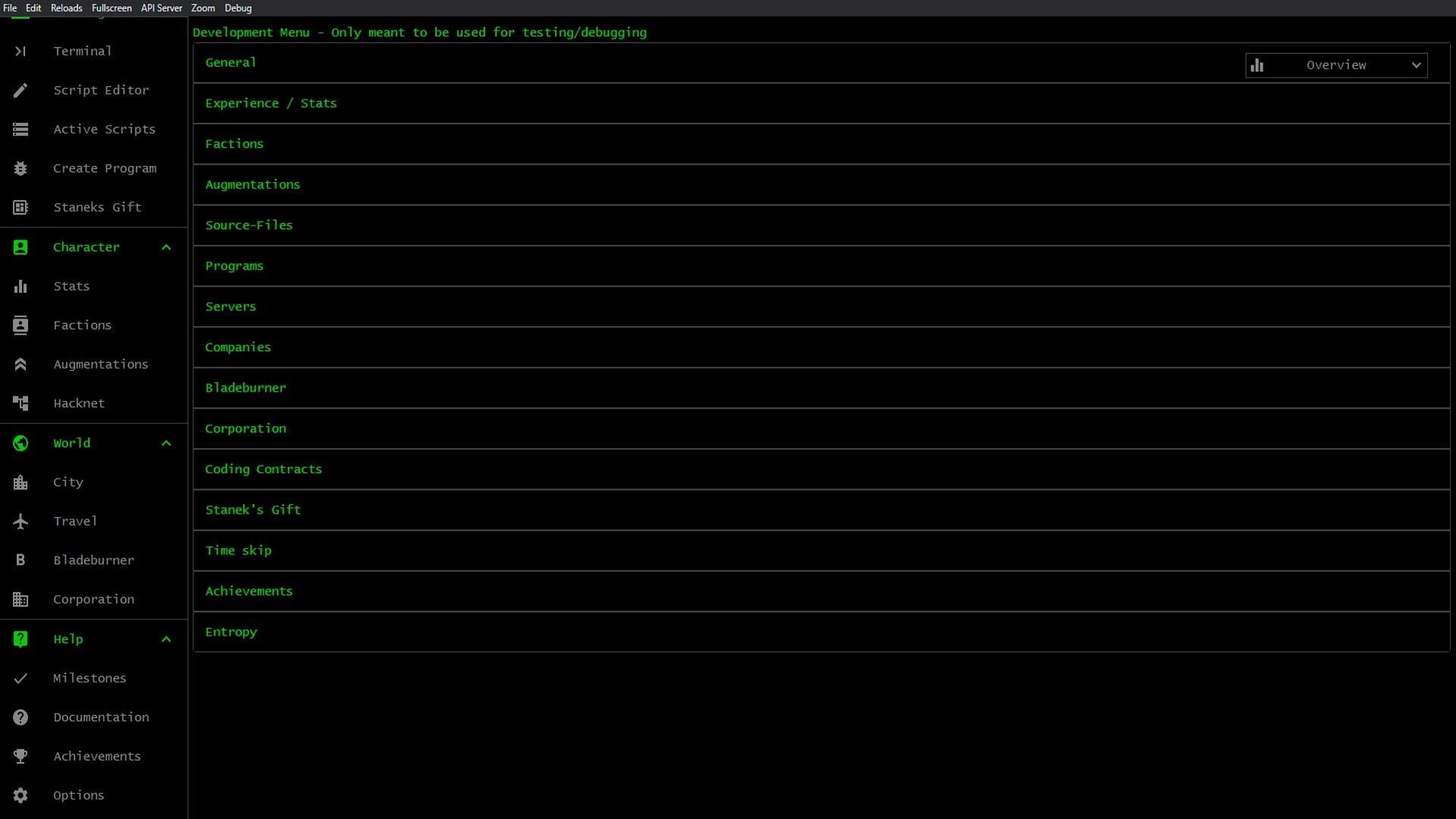 Screenshot for Bitburner