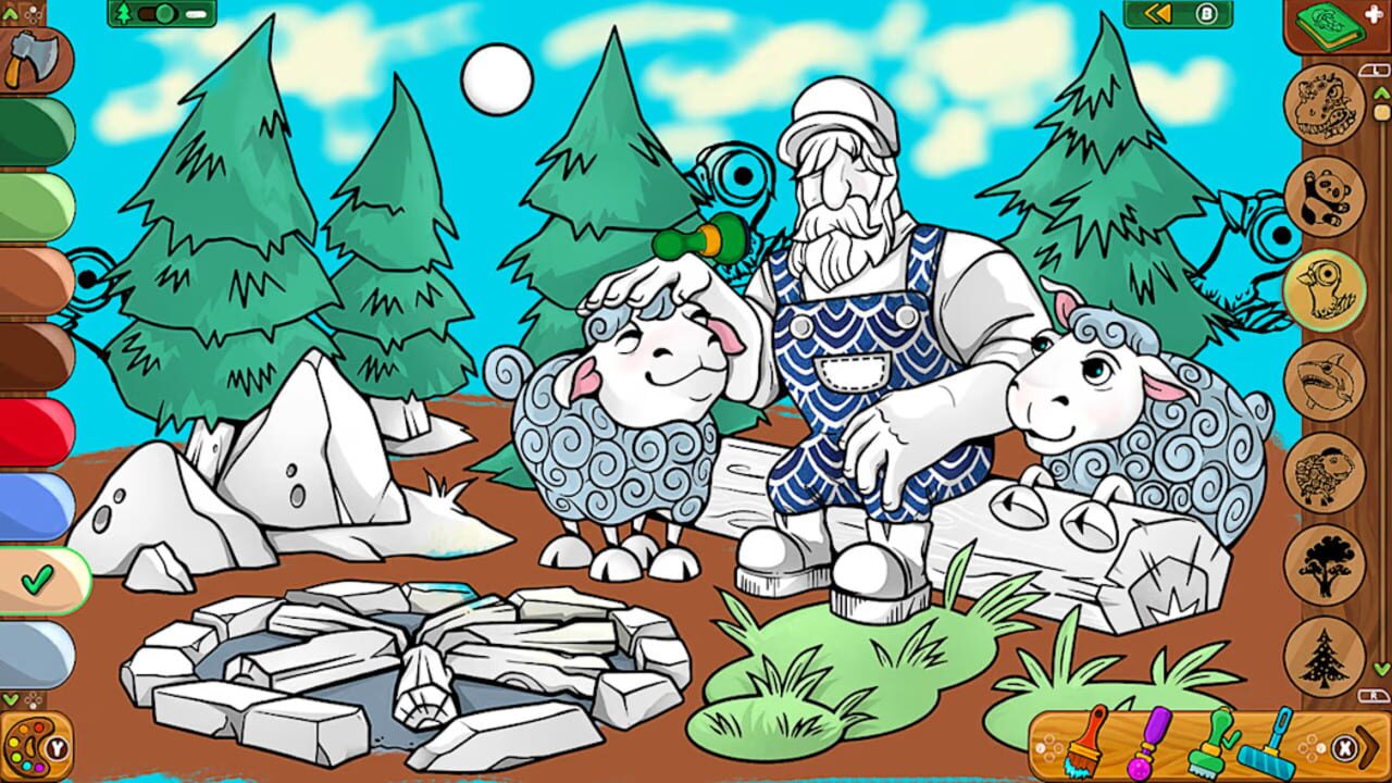 Screenshot for Coloring Pages: Lumberhill Tales
