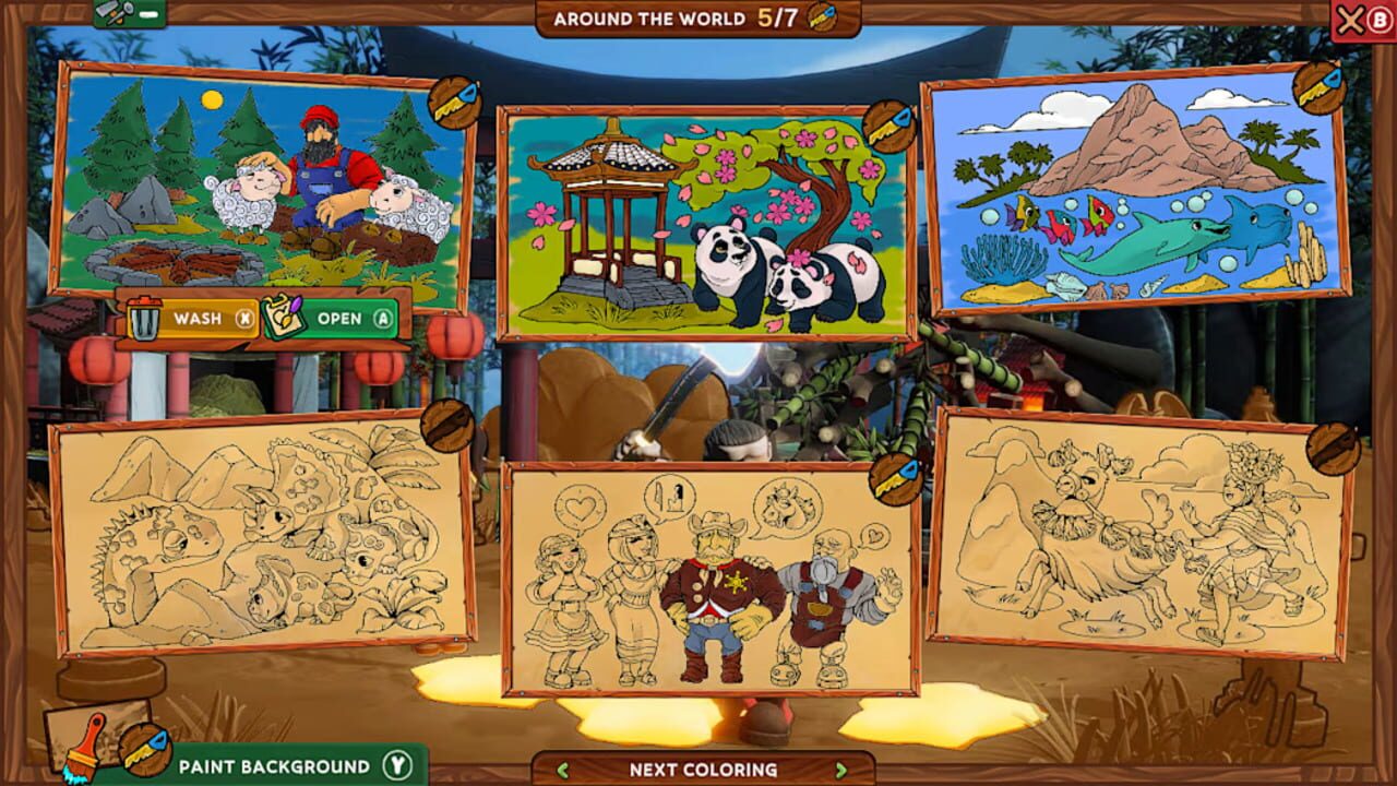Screenshot for Coloring Pages: Lumberhill Tales