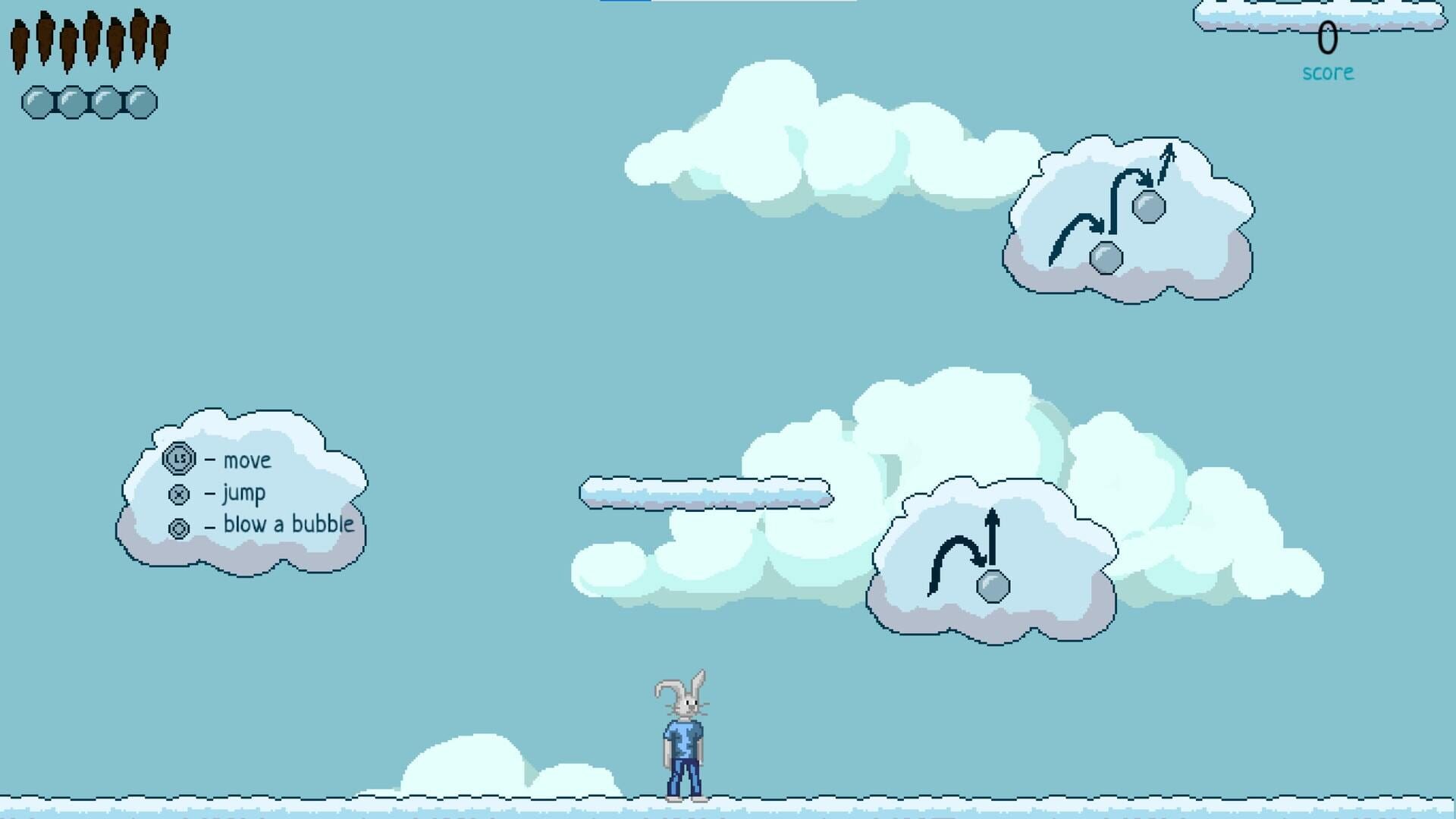 Screenshot for Rabbit in the Clouds
