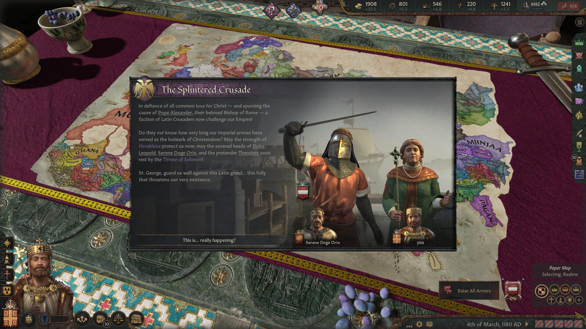 Screenshot for Crusader Kings III: Roads to Power