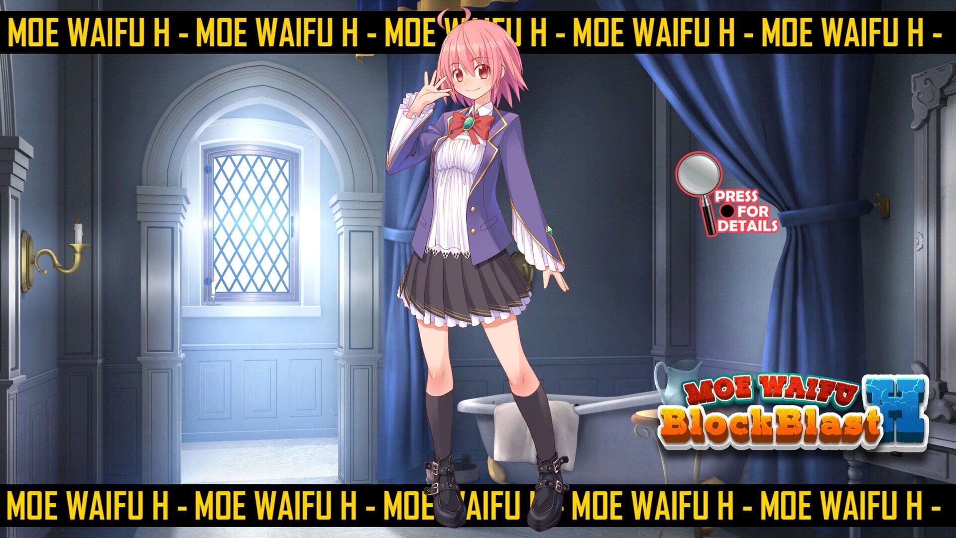 Screenshot for Moe Waifu H: BlockBlast