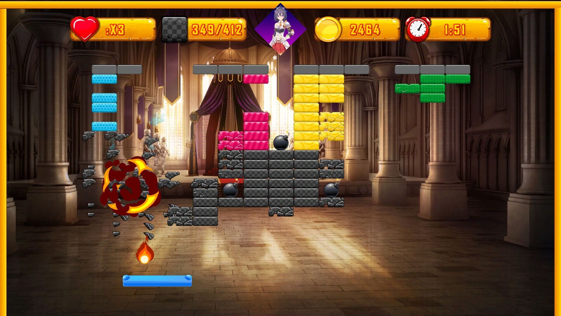 Screenshot for Moe Waifu H: BlockBlast
