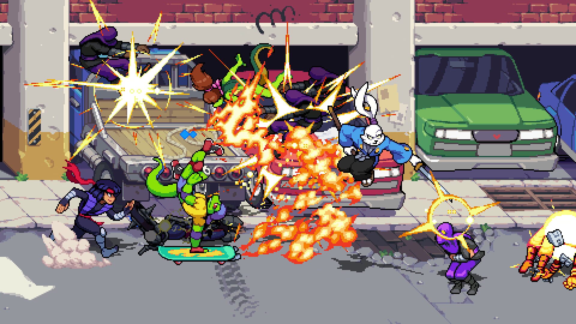 Screenshot for Teenage Mutant Ninja Turtles: Shredder's Revenge - Radical Reptiles