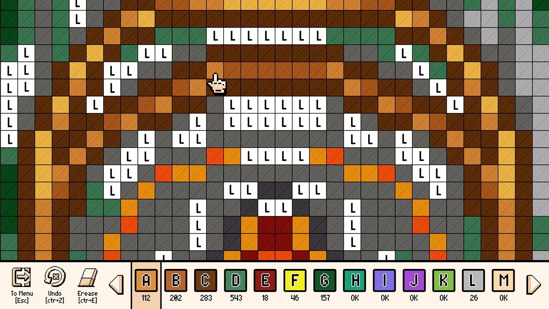 Screenshot for Pixel Cross Stitch: Color by Number