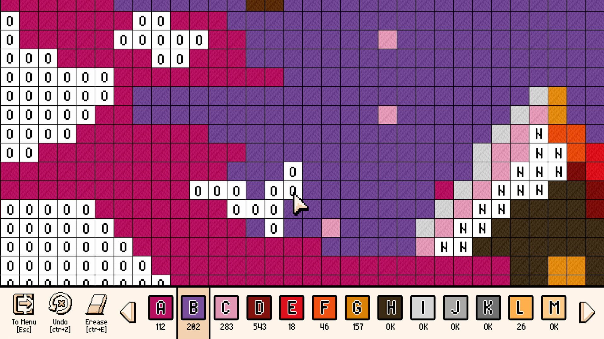 Screenshot for Pixel Cross Stitch: Color by Number