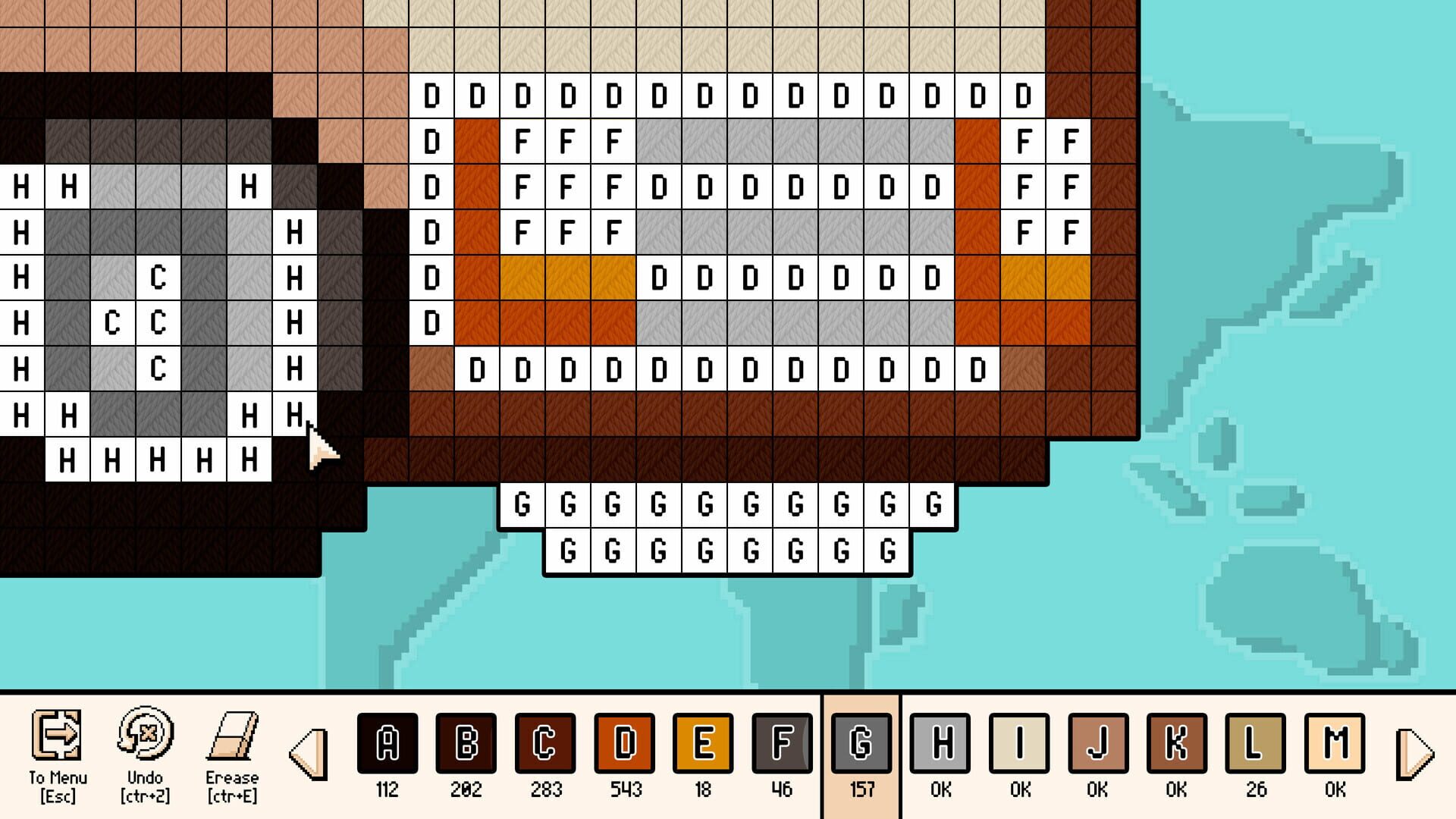 Screenshot for Pixel Cross Stitch: Color by Number