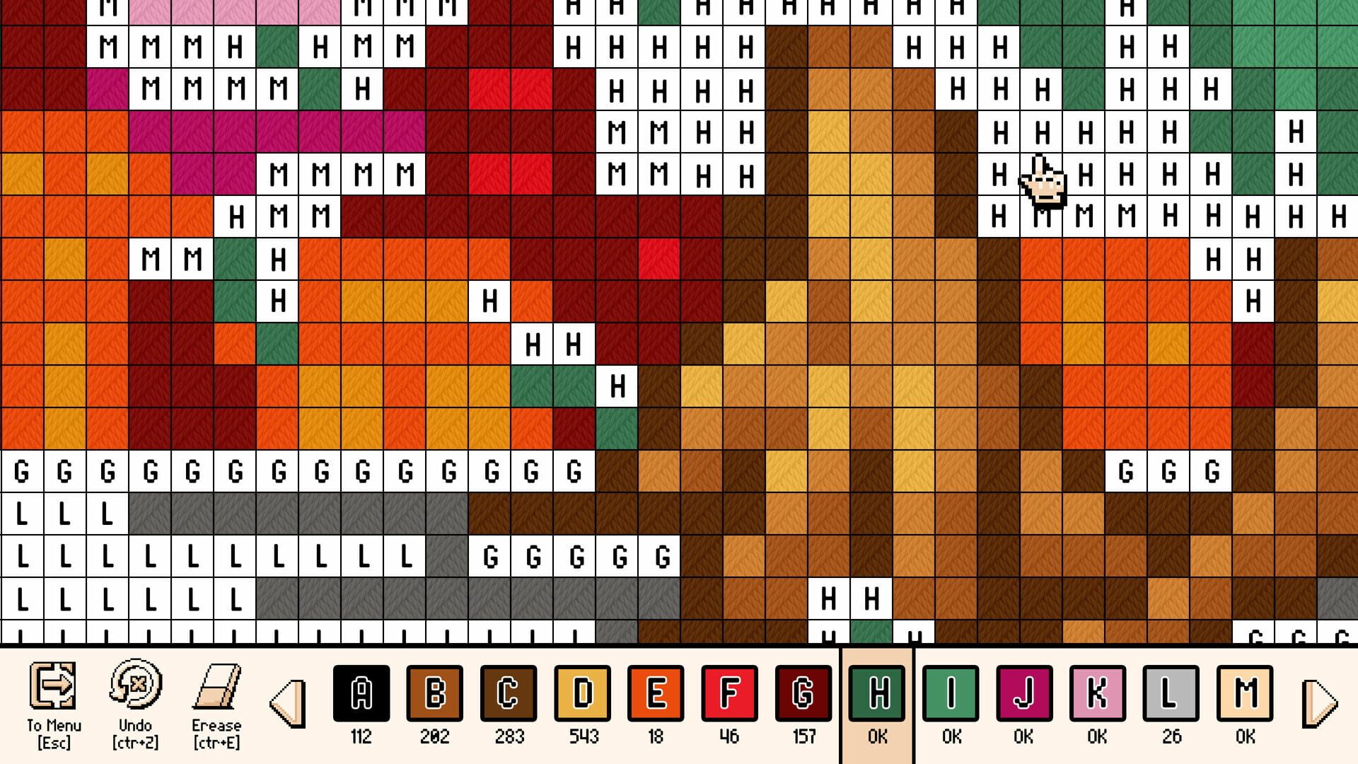Screenshot for Pixel Cross Stitch: Color by Number
