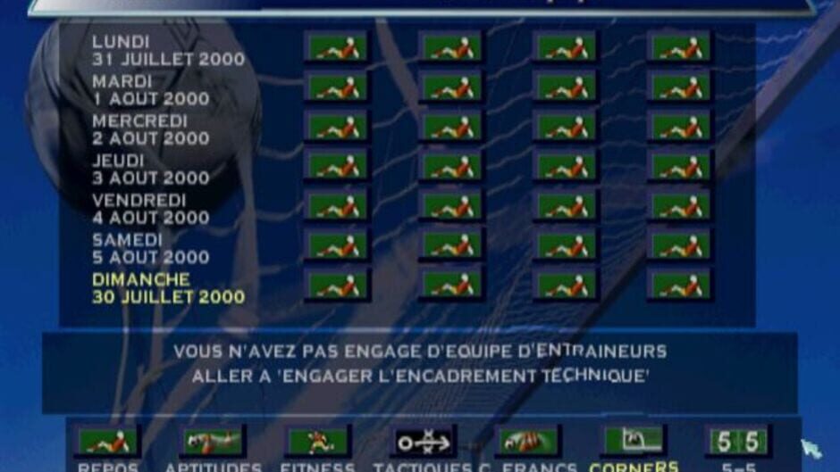 Screenshot for Alex Ferguson's Player Manager 2001