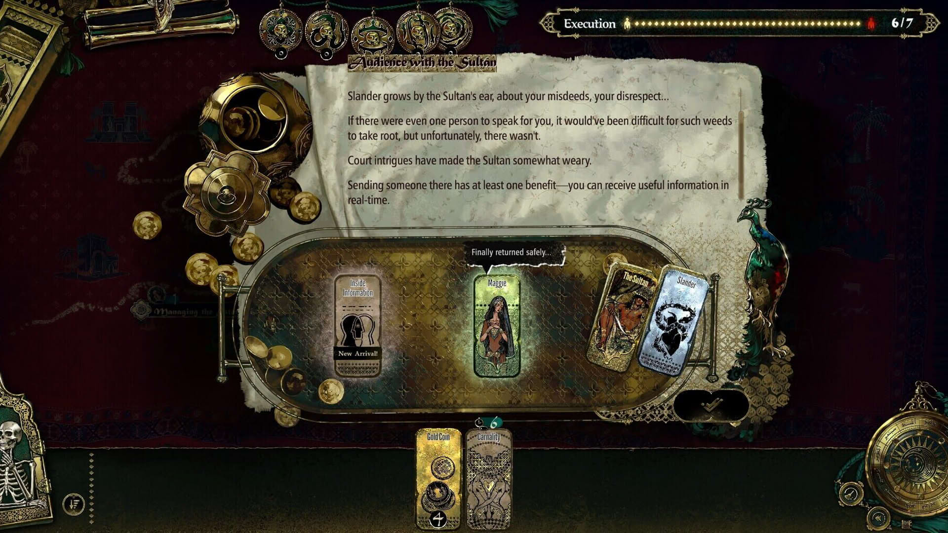 Screenshot for Sultan's Game