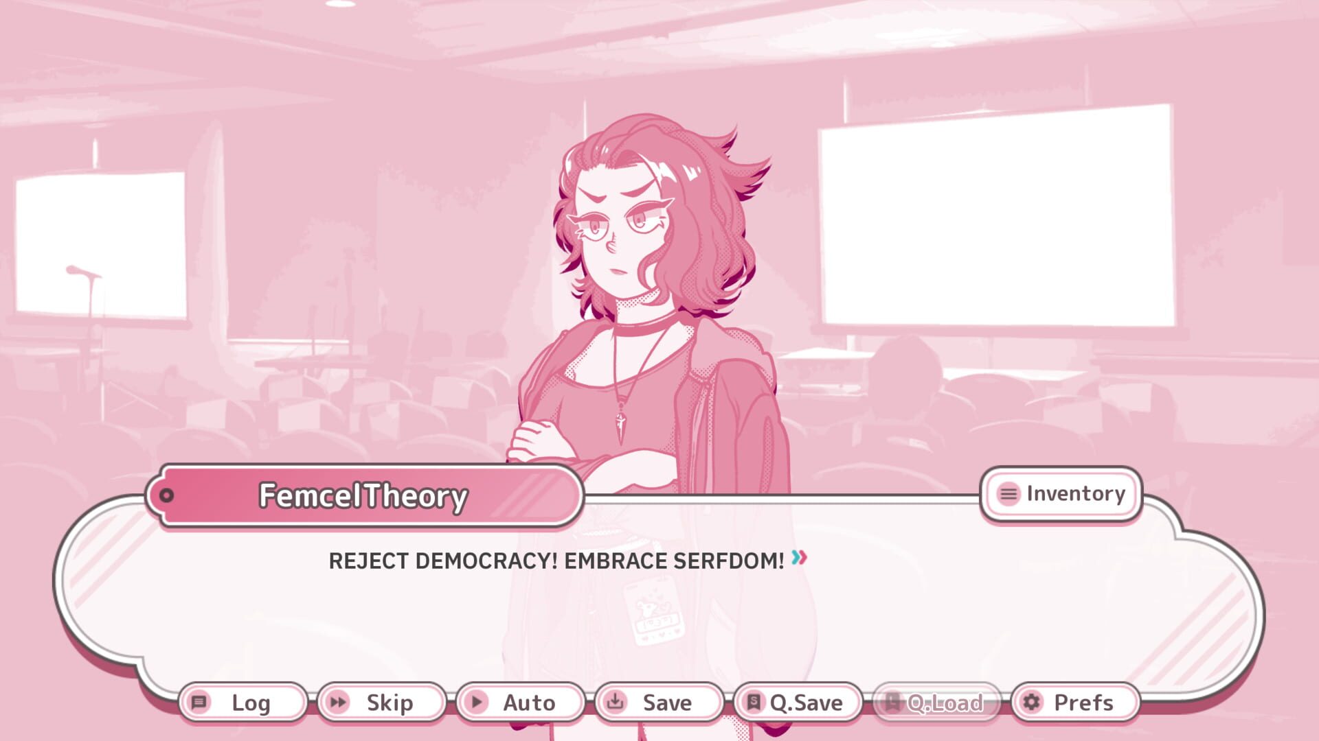 Screenshot for Yuri Paddle: An Anime Convention Murder Mystery