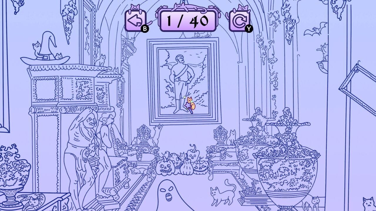 Screenshot for Cats Hidden in Spooky Places