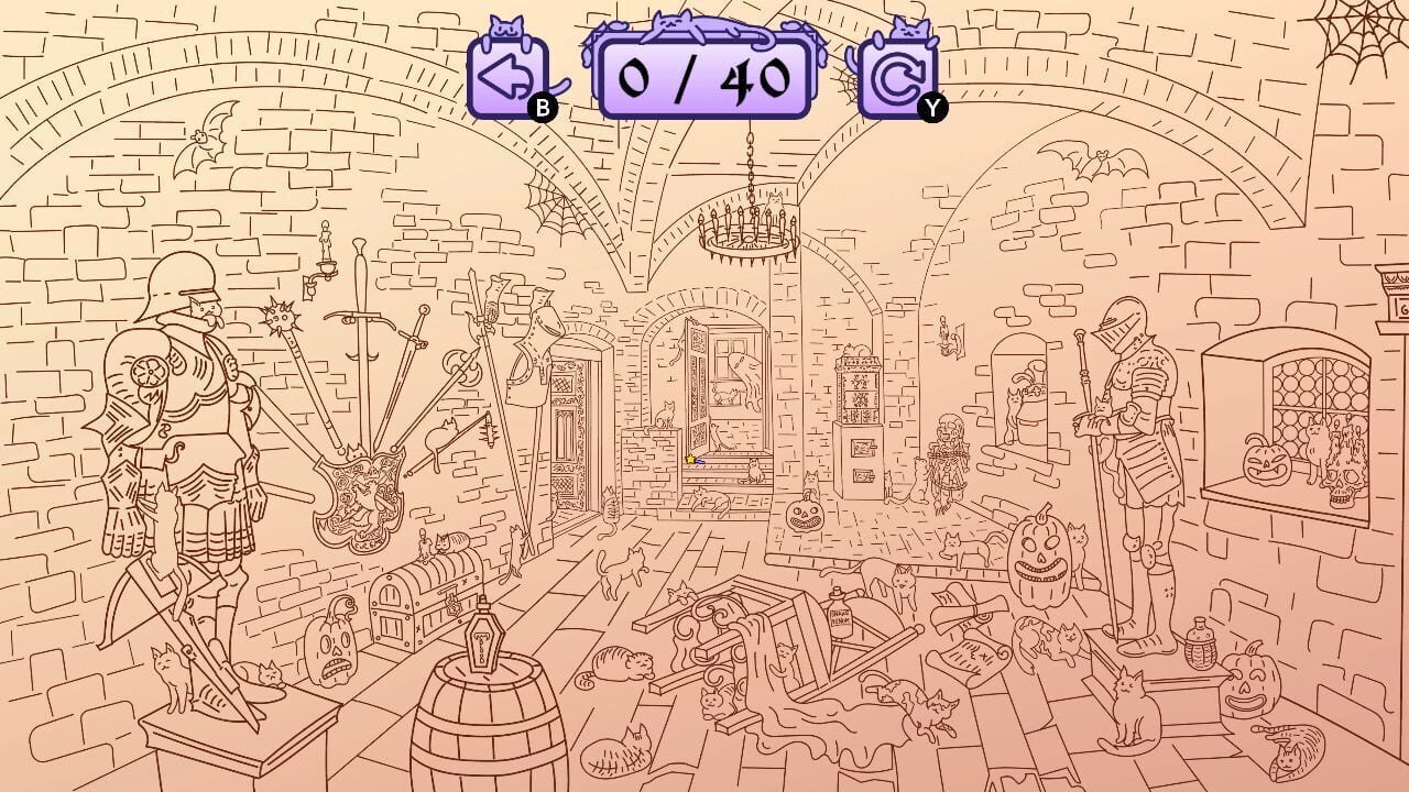 Screenshot for Cats Hidden in Spooky Places