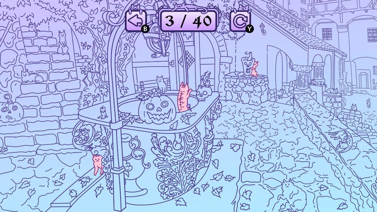 Screenshot for Cats Hidden in Spooky Places