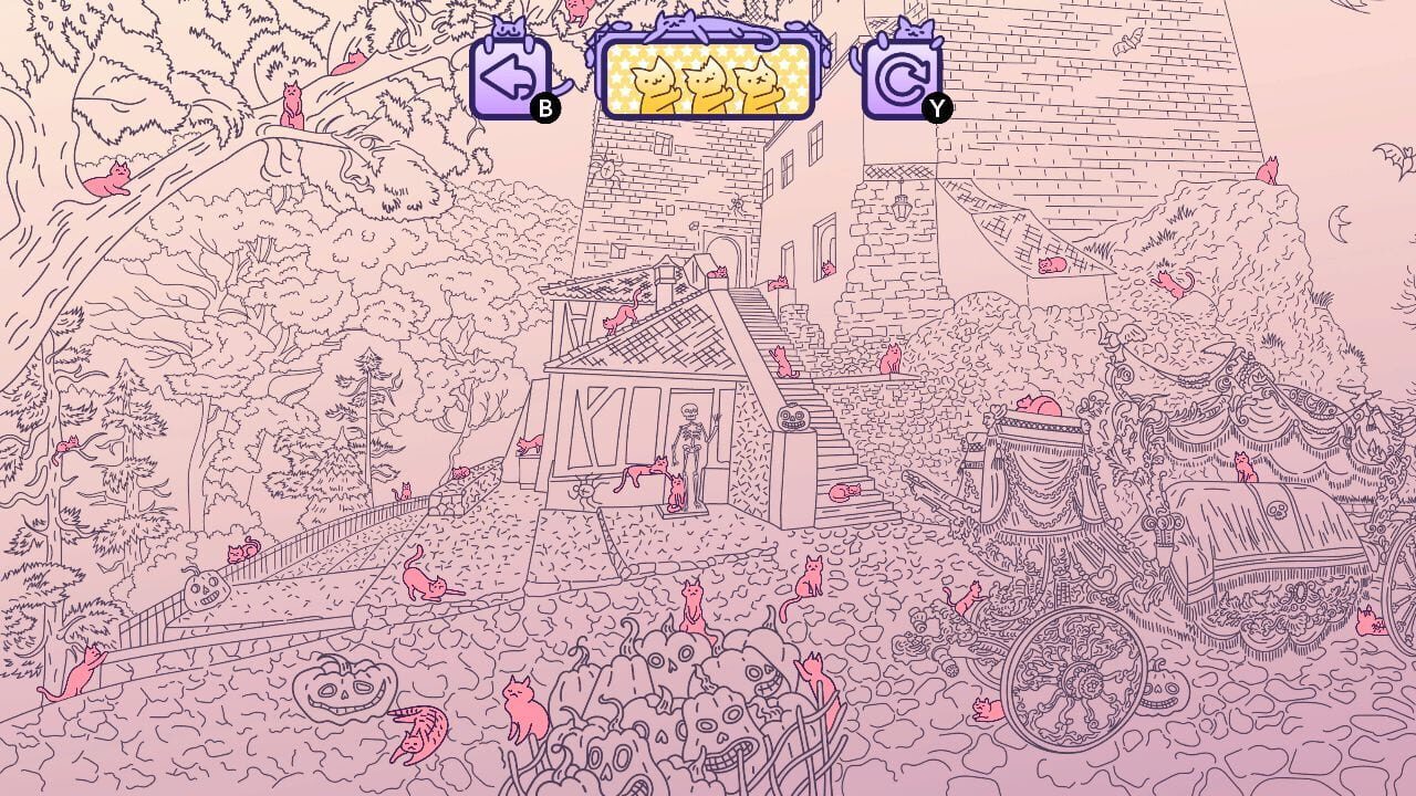 Screenshot for Cats Hidden in Spooky Places