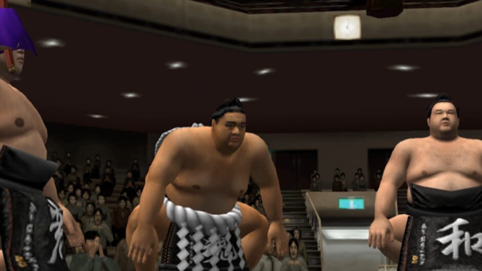 Screenshot for Nihon Sumo Kyokai Kounin: Nihon Oozumou Gekitou Honbasho-hen