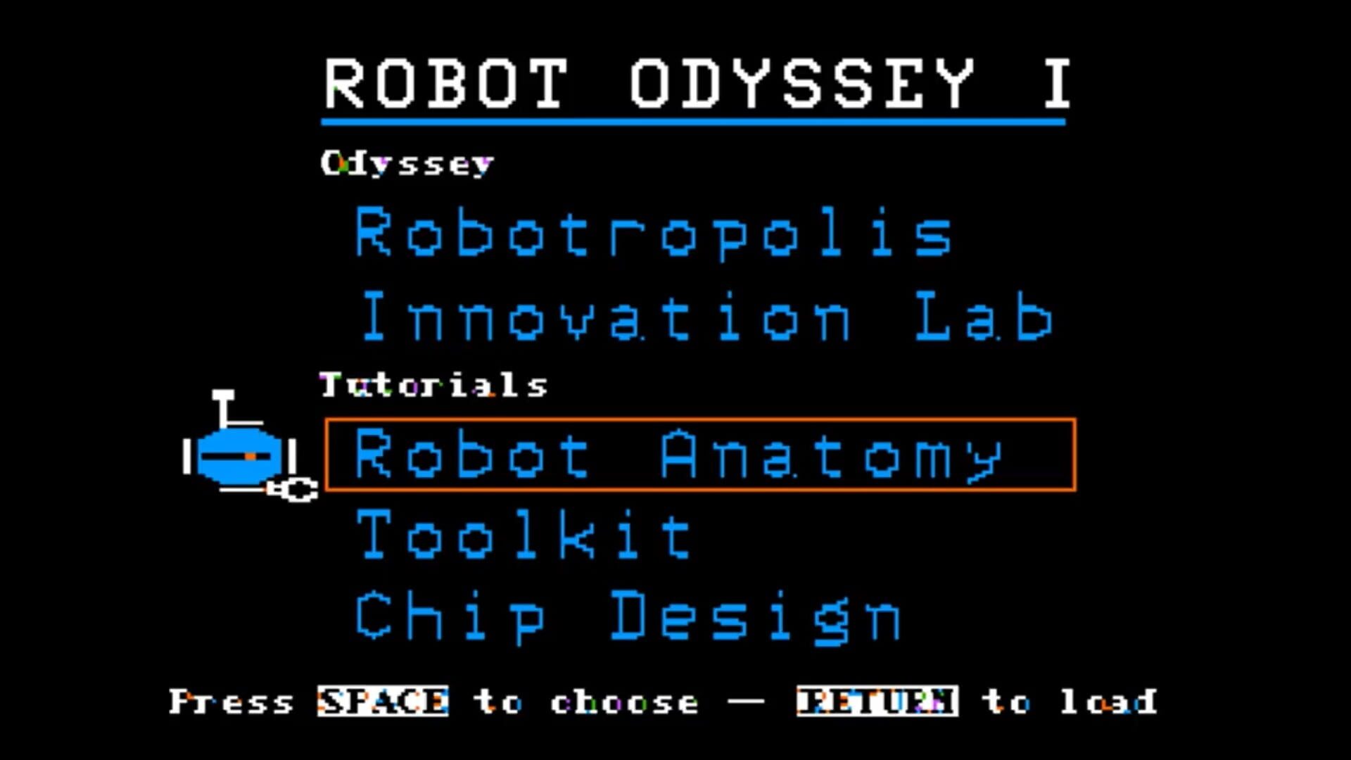 Screenshot for Robot Odyssey